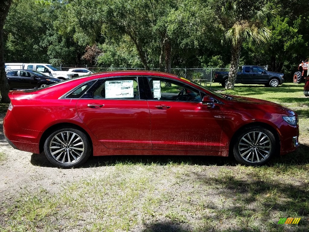 2018 MKZ Premier - Ruby Red Metallic / Cappuccino photo #6