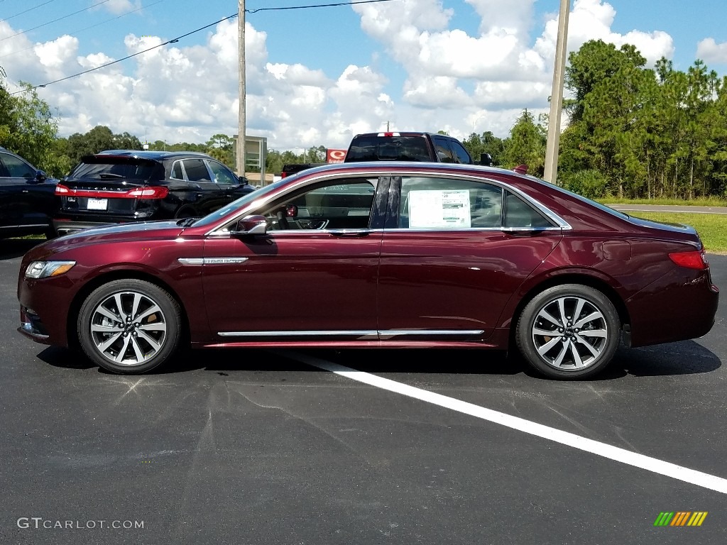 Burgundy Velvet 2018 Lincoln Continental Premiere Exterior Photo #129570212