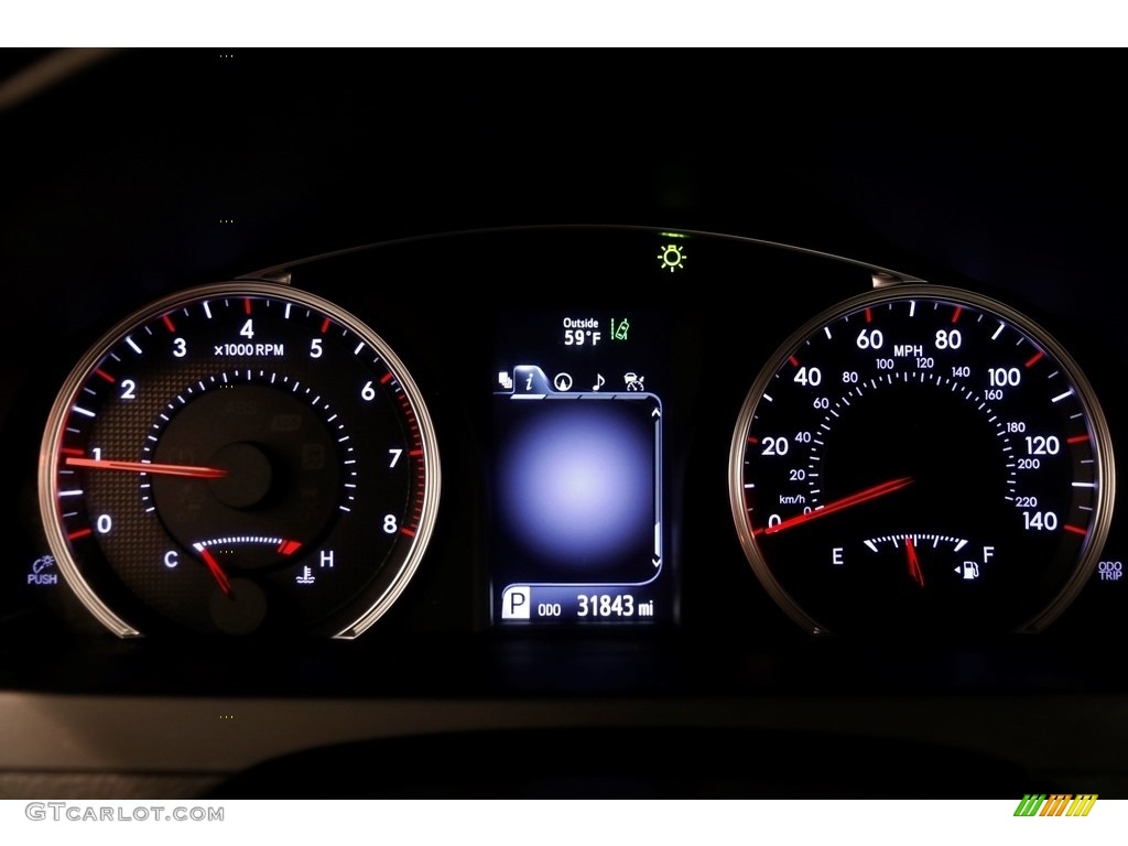 2015 Camry XSE V6 - Ruby Flare Pearl / Black photo #8