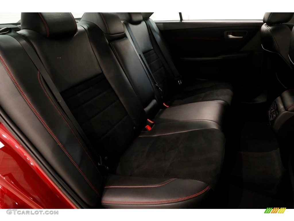 2015 Camry XSE V6 - Ruby Flare Pearl / Black photo #17