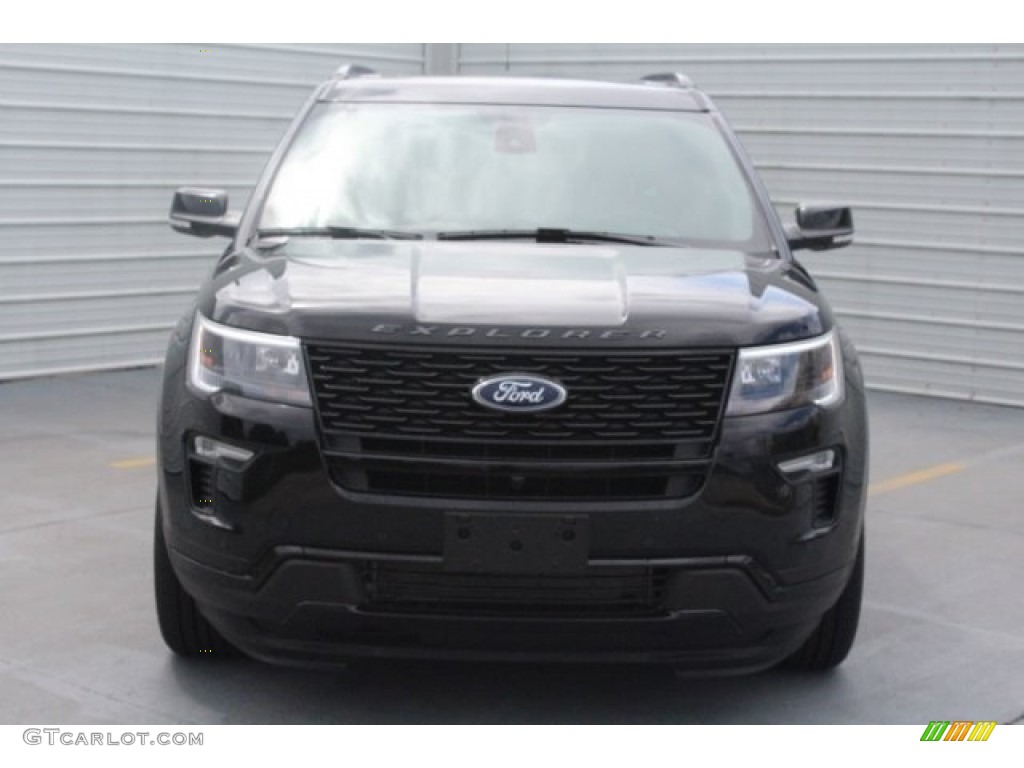 2018 Explorer Sport 4WD - Shadow Black / Ebony Black photo #2