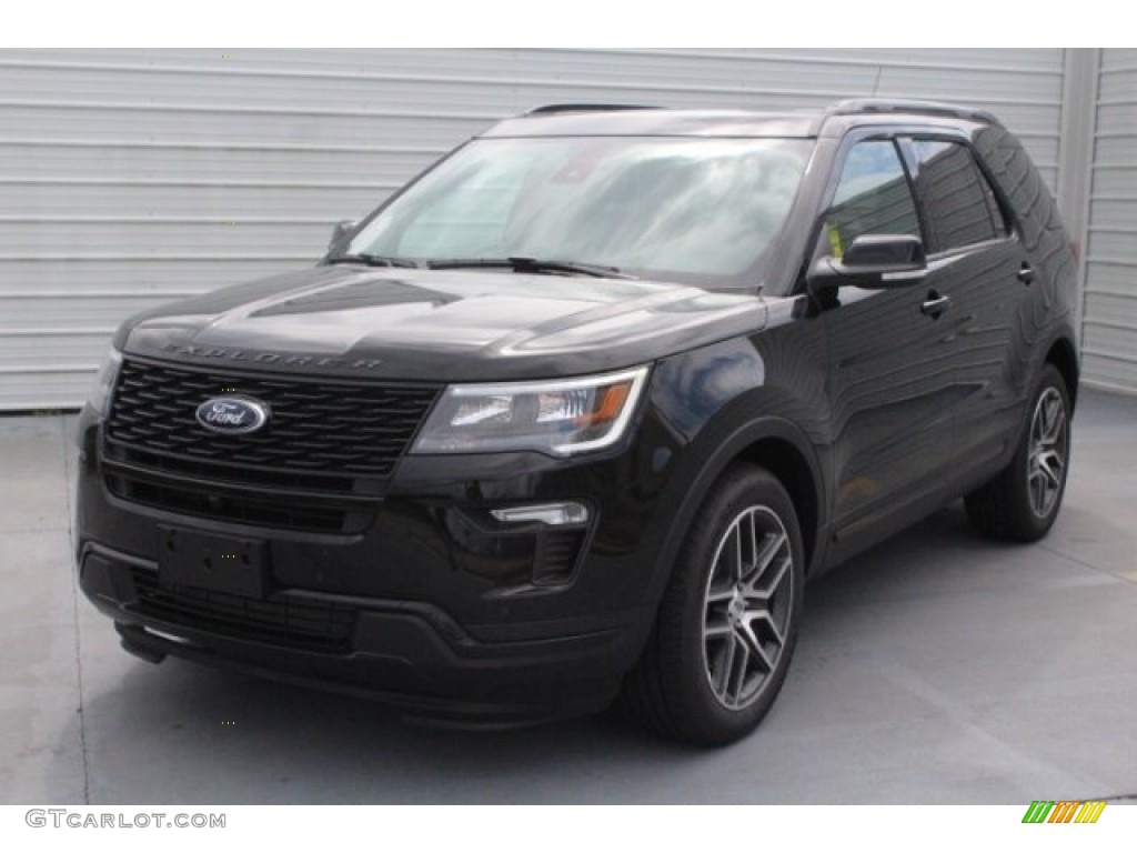 2018 Explorer Sport 4WD - Shadow Black / Ebony Black photo #3