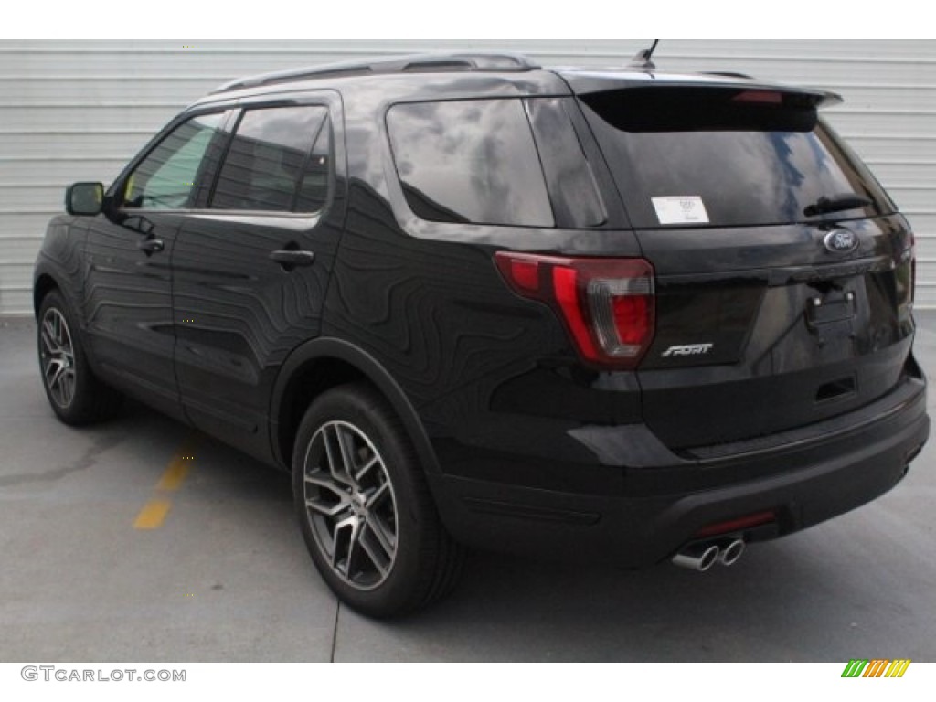 2018 Explorer Sport 4WD - Shadow Black / Ebony Black photo #7