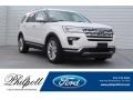 White Platinum 2018 Ford Explorer Limited