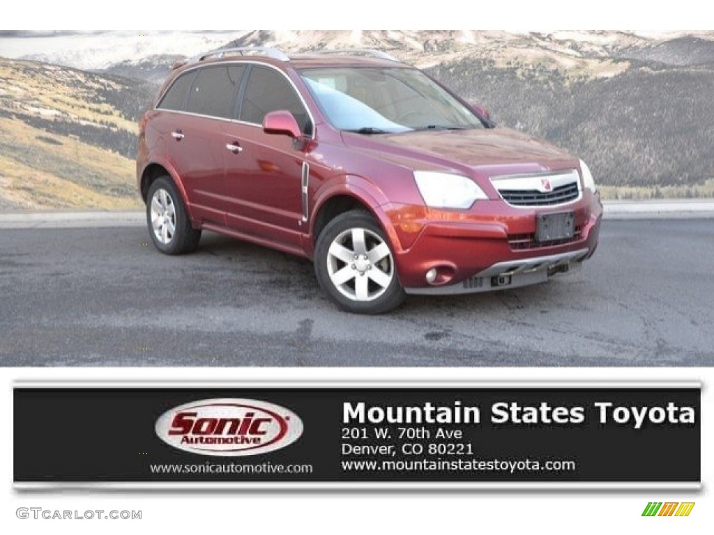 2008 VUE XR AWD - Ruby Red / Gray photo #1