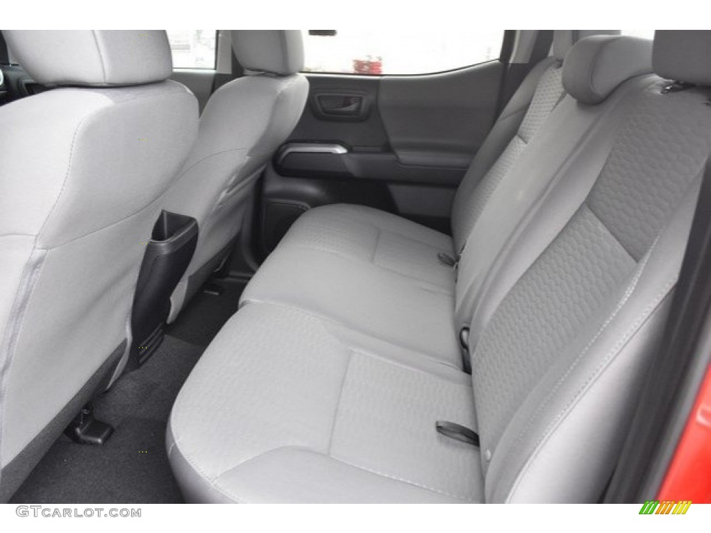 Cement Gray Interior 2019 Toyota Tacoma SR5 Double Cab 4x4 Photo #129574410