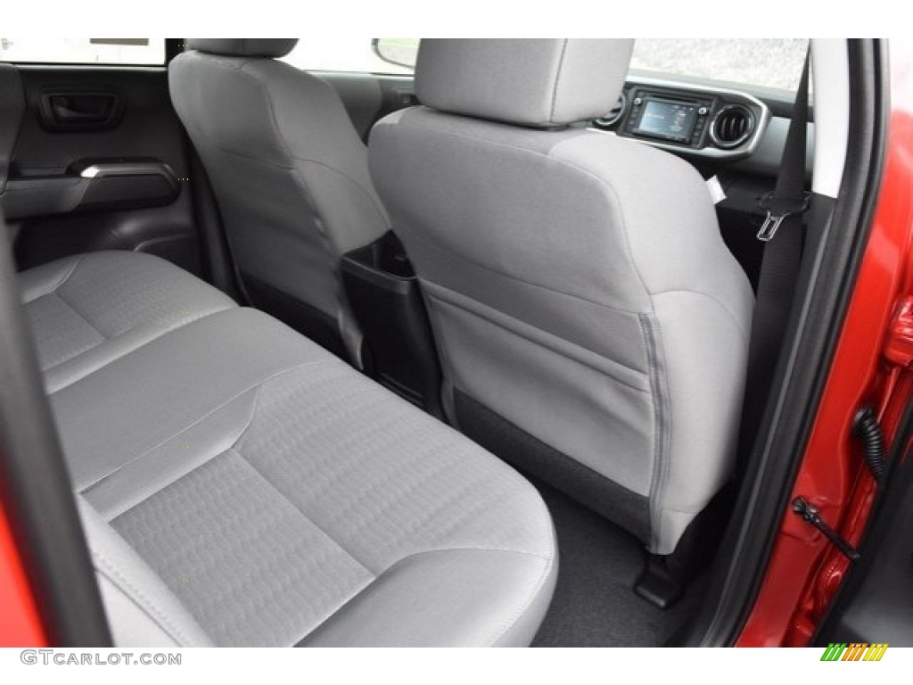 Cement Gray Interior 2019 Toyota Tacoma SR5 Double Cab 4x4 Photo #129574437