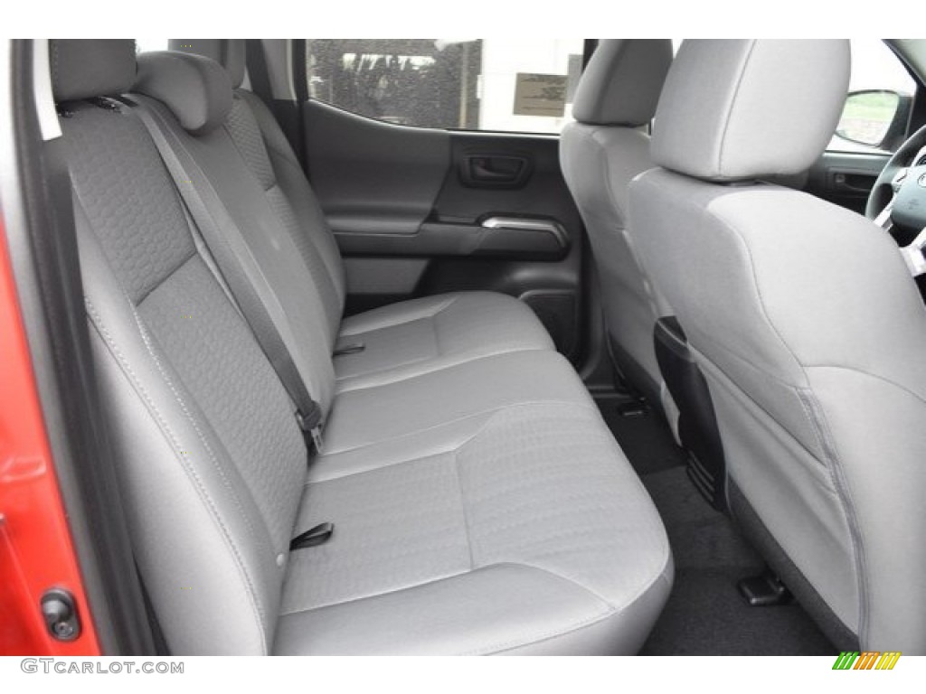 Cement Gray Interior 2019 Toyota Tacoma SR5 Double Cab 4x4 Photo #129574461