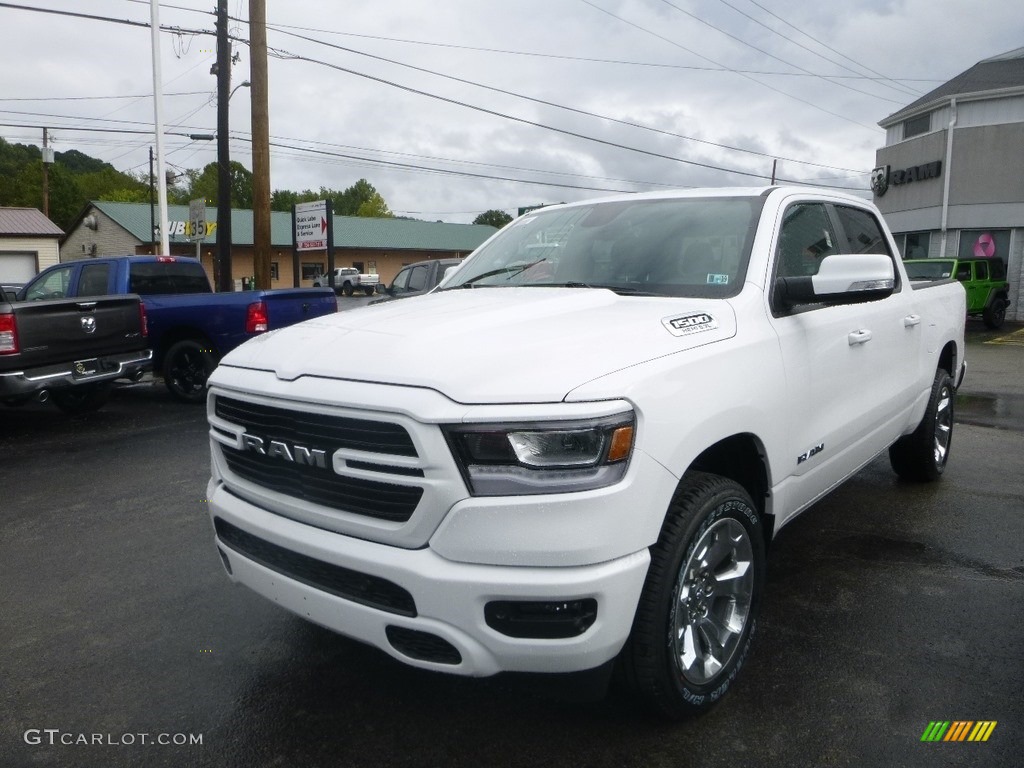 2019 1500 Big Horn Crew Cab 4x4 - Bright White / Black/Diesel Gray photo #1
