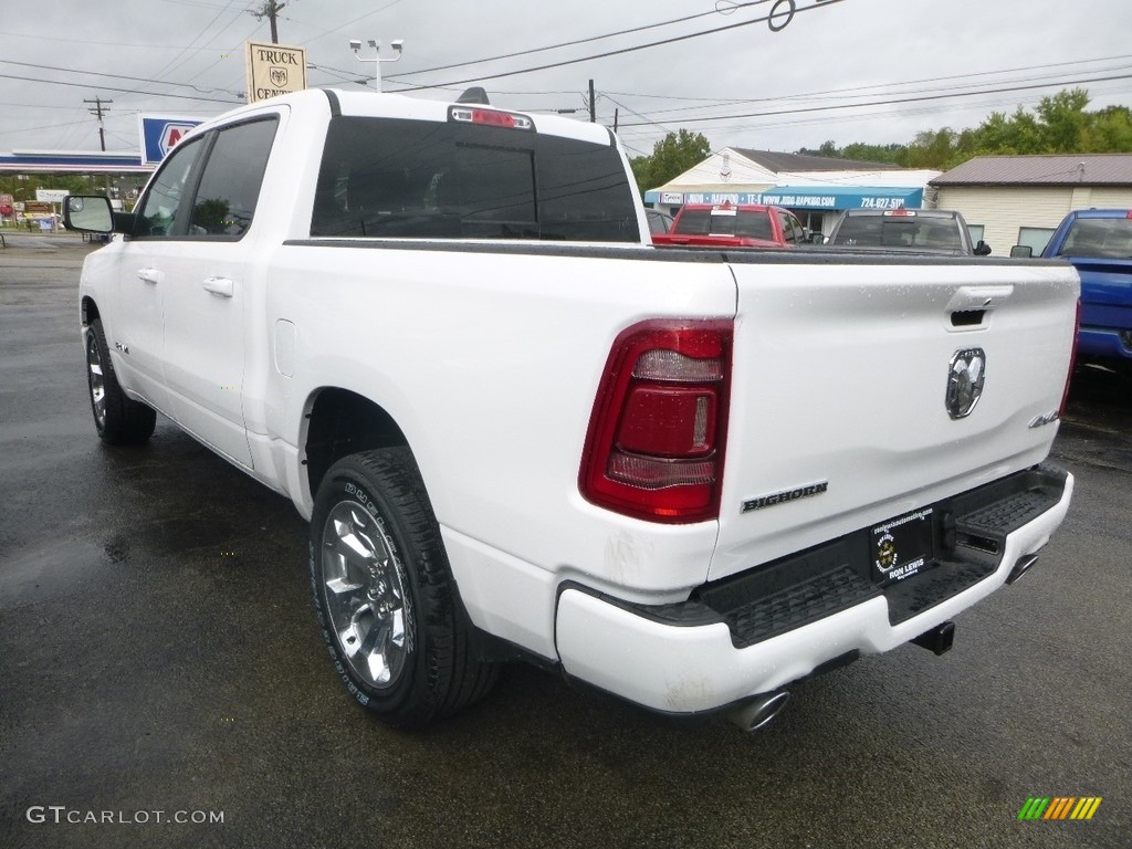 2019 1500 Big Horn Crew Cab 4x4 - Bright White / Black/Diesel Gray photo #3