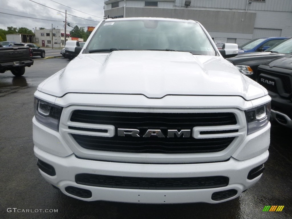 2019 1500 Big Horn Crew Cab 4x4 - Bright White / Black/Diesel Gray photo #8