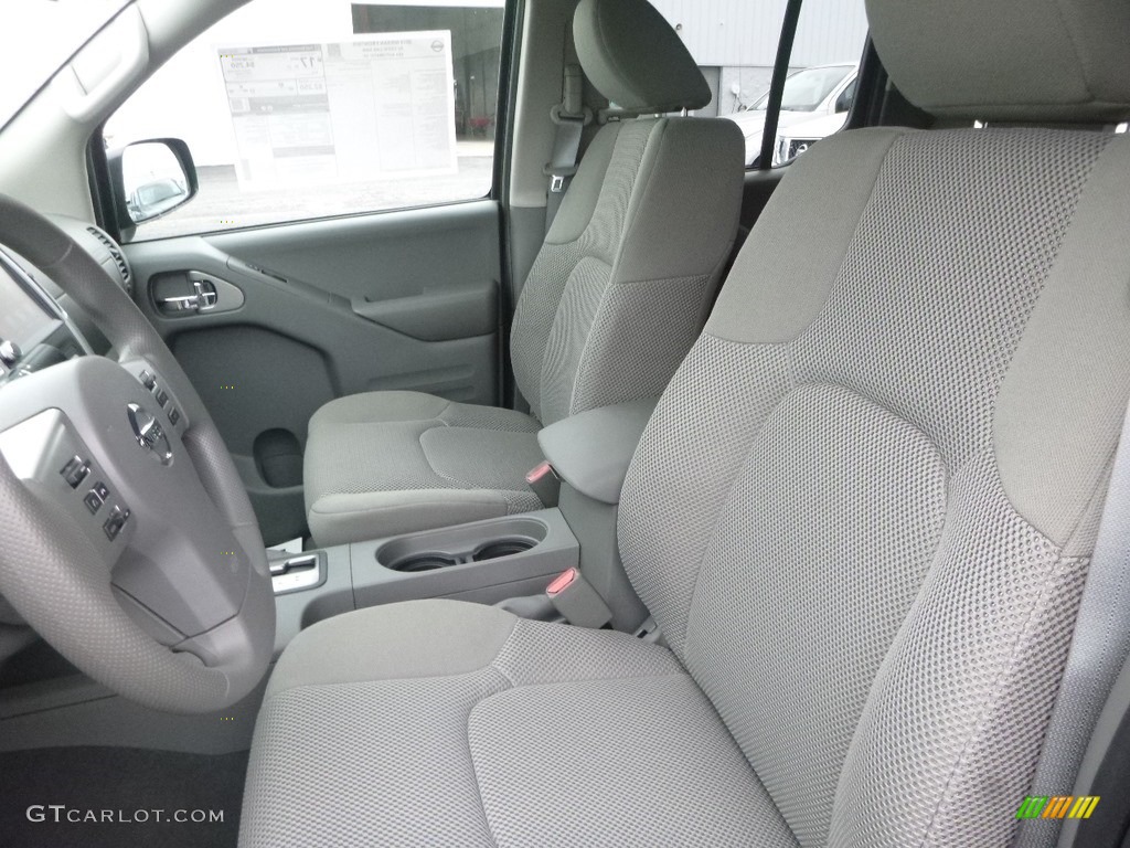 Steel Interior 2019 Nissan Frontier Midnight Edition Crew Cab 4x4 Photo #129577659