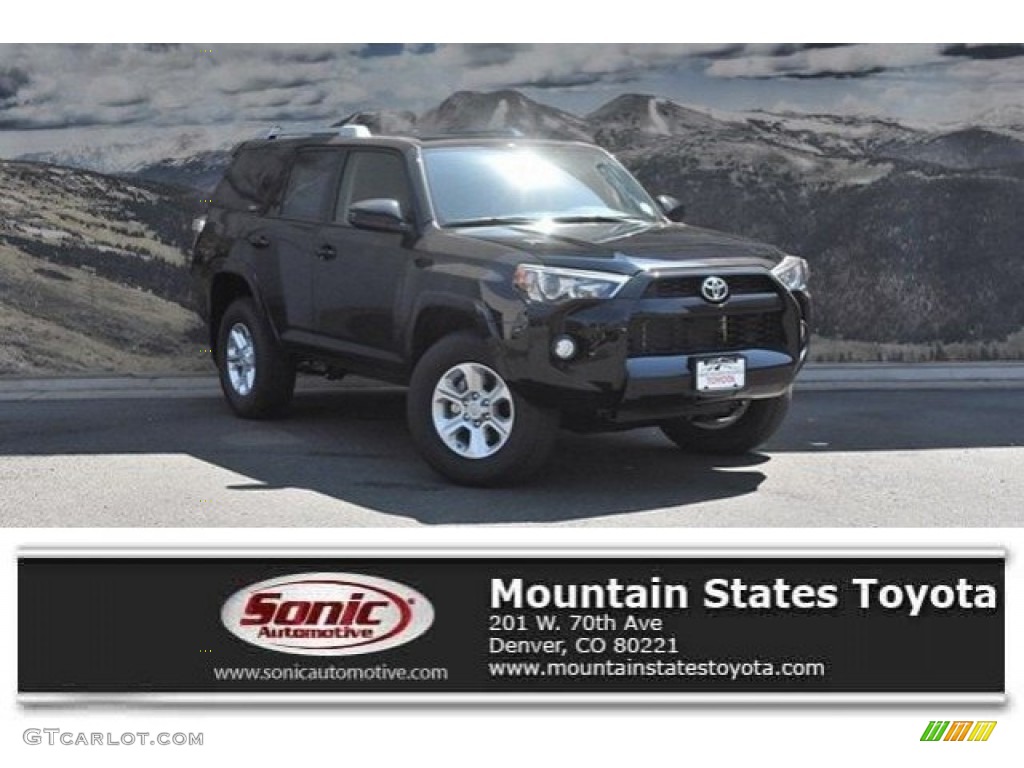 Midnight Black metallic Toyota 4Runner