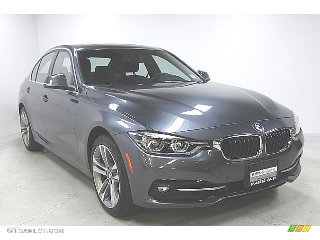 2018 3 Series 330i xDrive Sedan - Mineral Grey Metallic / Black photo #6