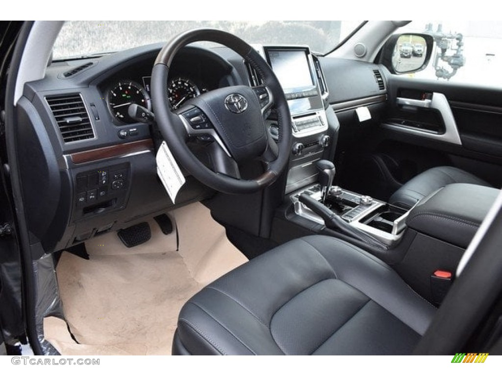 Black Interior 2019 Toyota Land Cruiser 4WD Photo #129580932