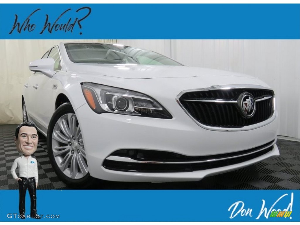 White Frost Tricoat Buick LaCrosse