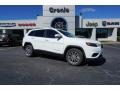 2019 Bright White Jeep Cherokee Latitude Plus  photo #1