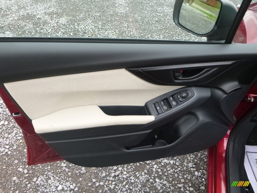 2019 Subaru Impreza 2.0i Premium 4-Door Ivory Door Panel Photo #129581382