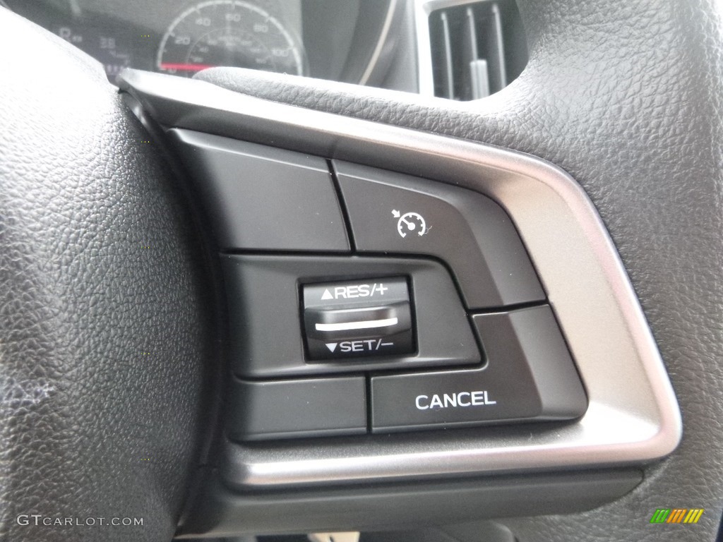2019 Subaru Impreza 2.0i Premium 4-Door Ivory Steering Wheel Photo #129581547