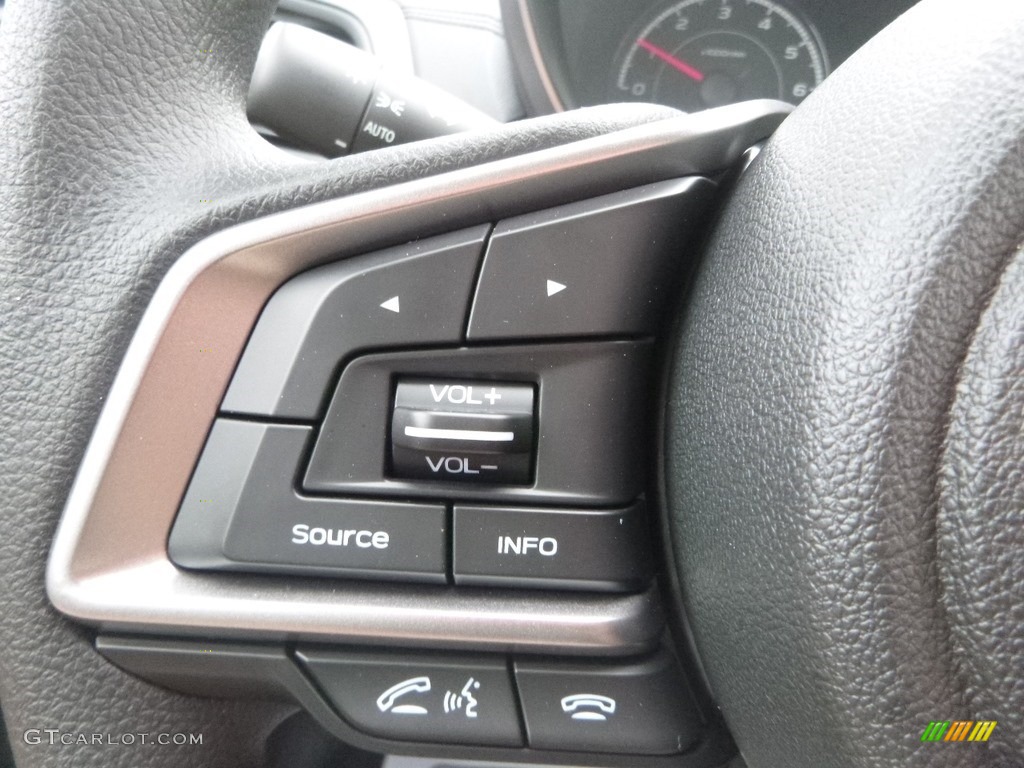 2019 Subaru Impreza 2.0i Premium 4-Door Ivory Steering Wheel Photo #129581565