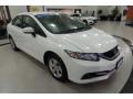 Taffeta White - Civic LX Sedan Photo No. 3