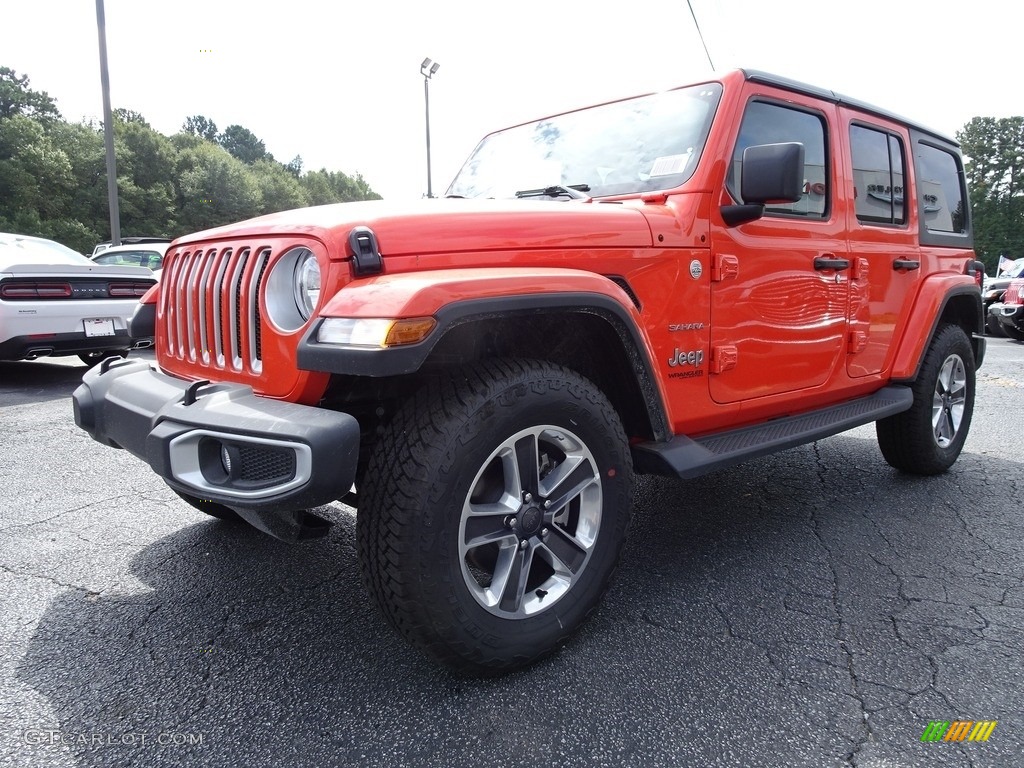 2018 Wrangler Unlimited Sahara 4x4 - Punk n Metallic / Black photo #3