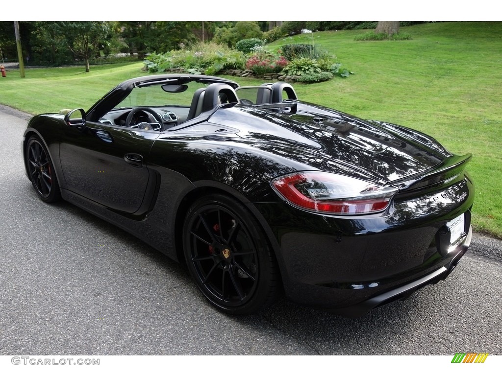 2016 Boxster Spyder - Black / Black photo #4
