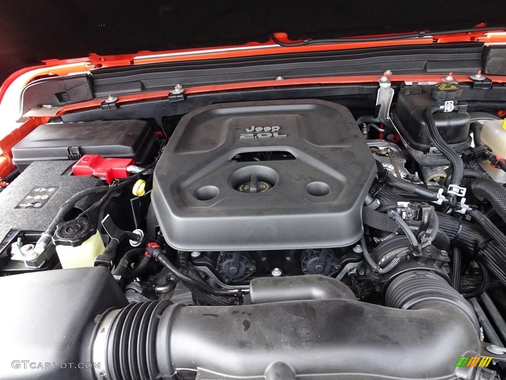 2018 Jeep Wrangler Unlimited Sahara 4x4 2.0 Liter Turbocharged DOHC 16-Valve VVT 4 Cylinder Engine Photo #129582085
