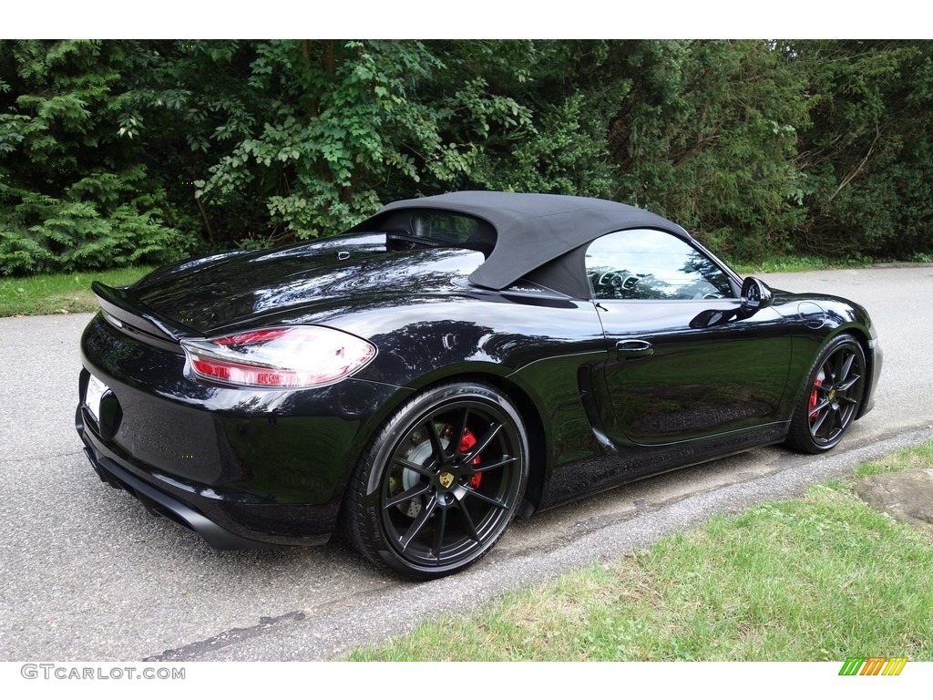 2016 Boxster Spyder - Black / Black photo #7