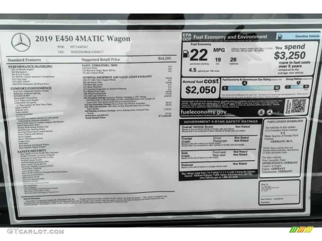 2019 E 450 4Matic Wagon - Polar White / Macchiato Beige/Black photo #10