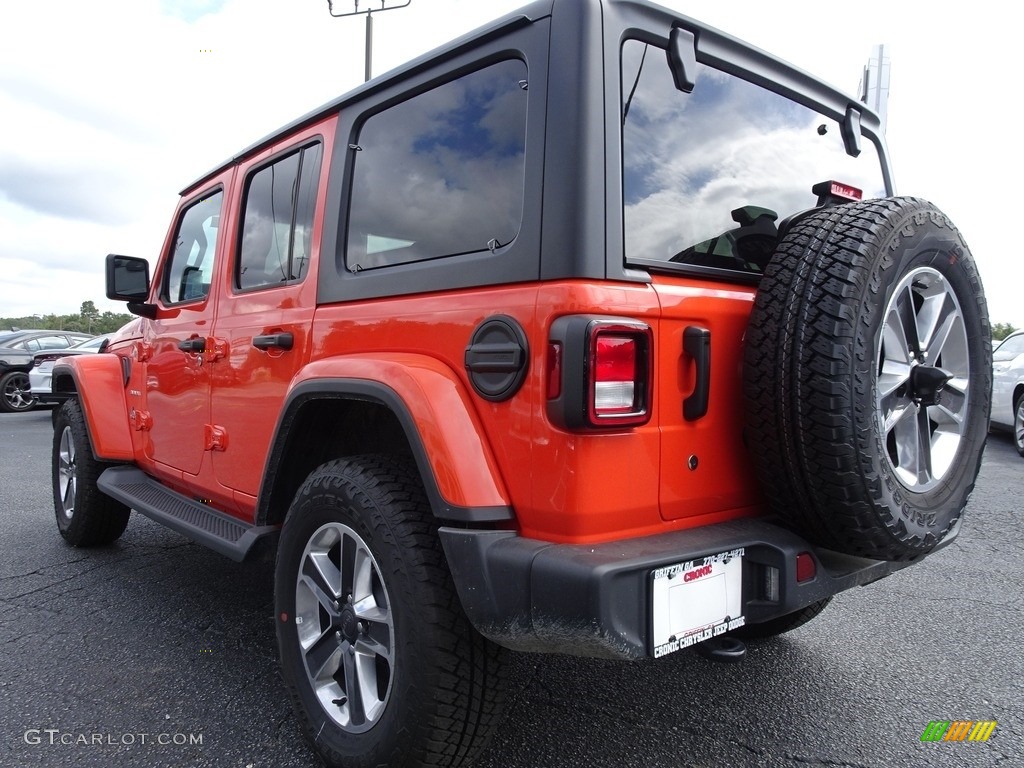 2018 Wrangler Unlimited Sahara 4x4 - Punk n Metallic / Black photo #14