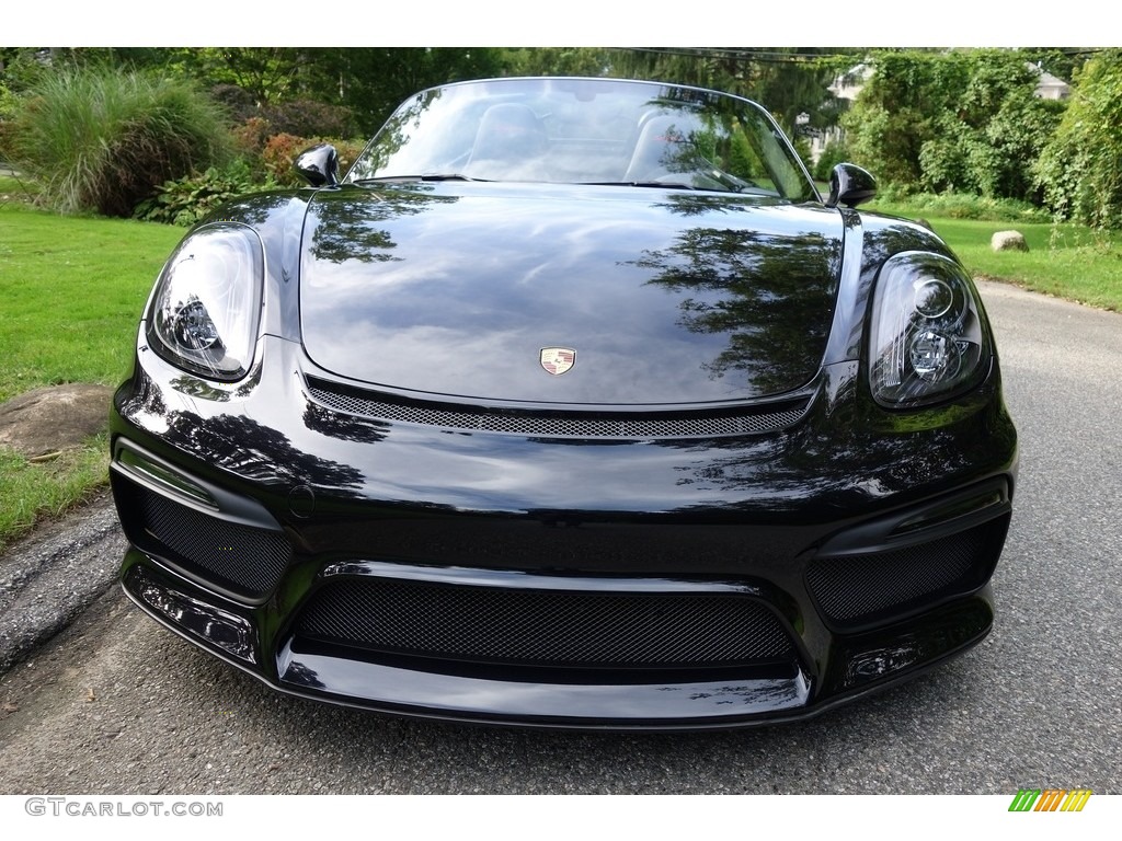 2016 Boxster Spyder - Black / Black photo #11