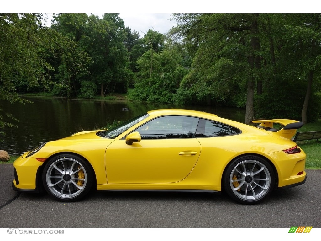 2018 911 GT3 - Paint To Sample Summer Yellow / Black w/Alcantara photo #3