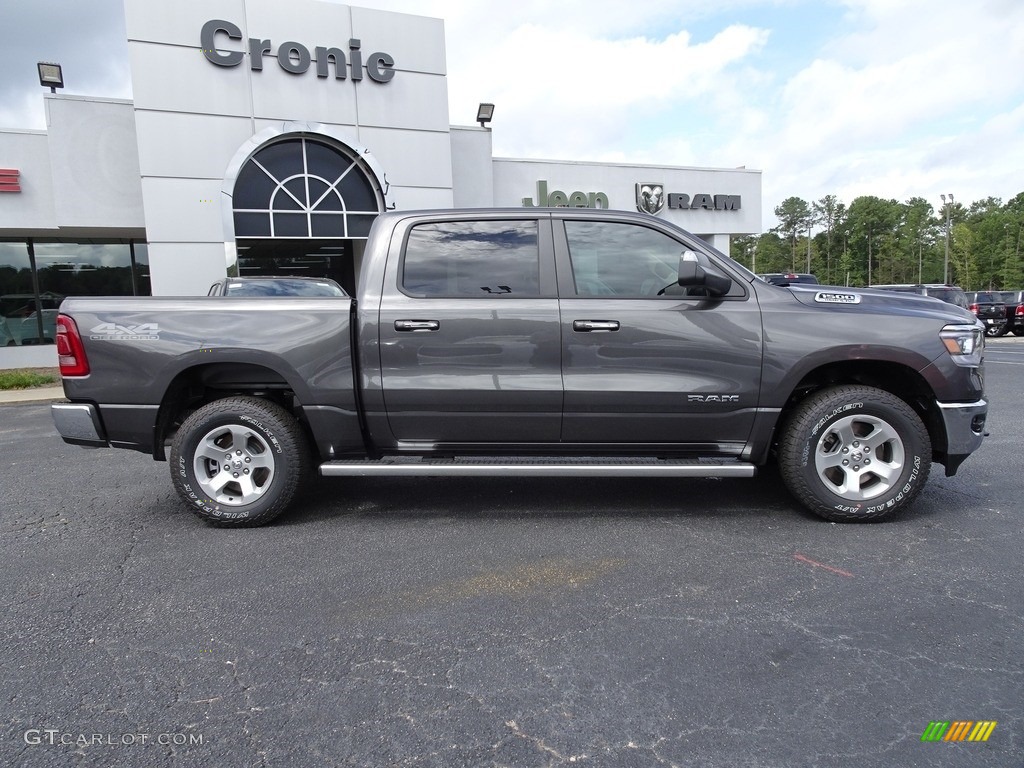 2019 1500 Big Horn Crew Cab 4x4 - Granite Crystal Metallic / Black/Diesel Gray photo #11