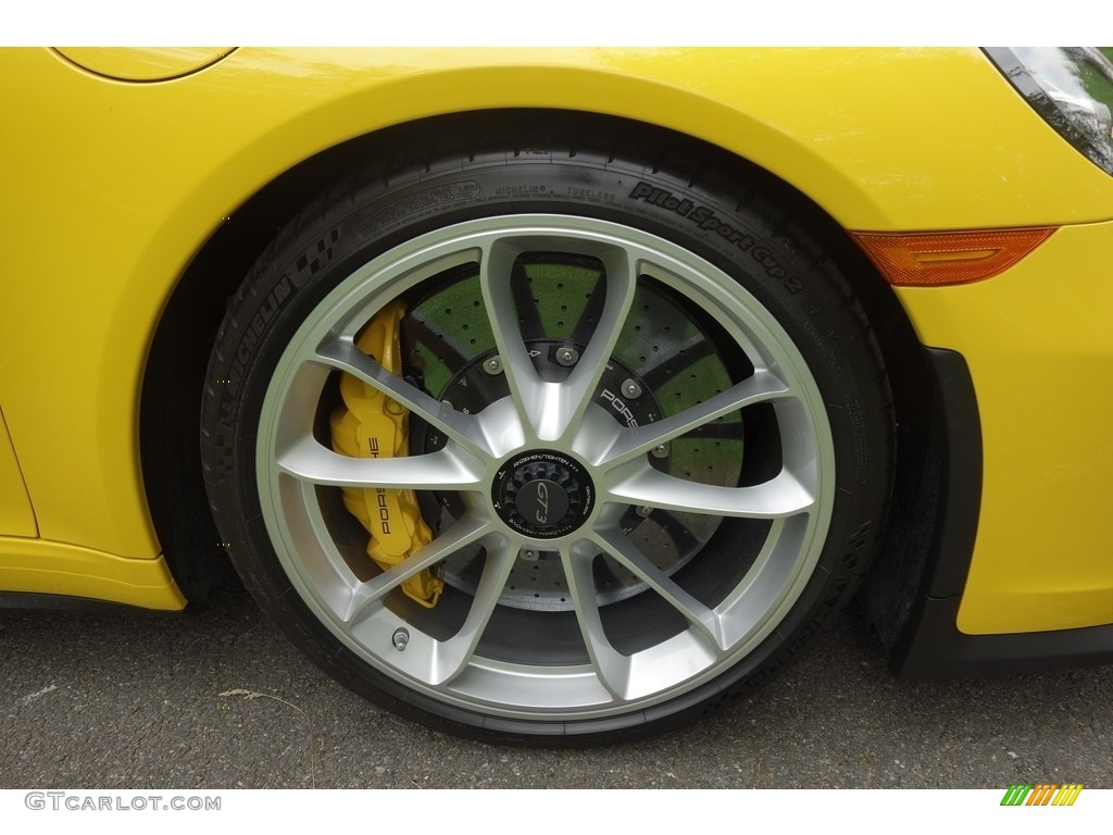 2018 911 GT3 - Paint To Sample Summer Yellow / Black w/Alcantara photo #10
