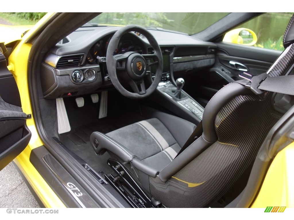 2018 911 GT3 - Paint To Sample Summer Yellow / Black w/Alcantara photo #12