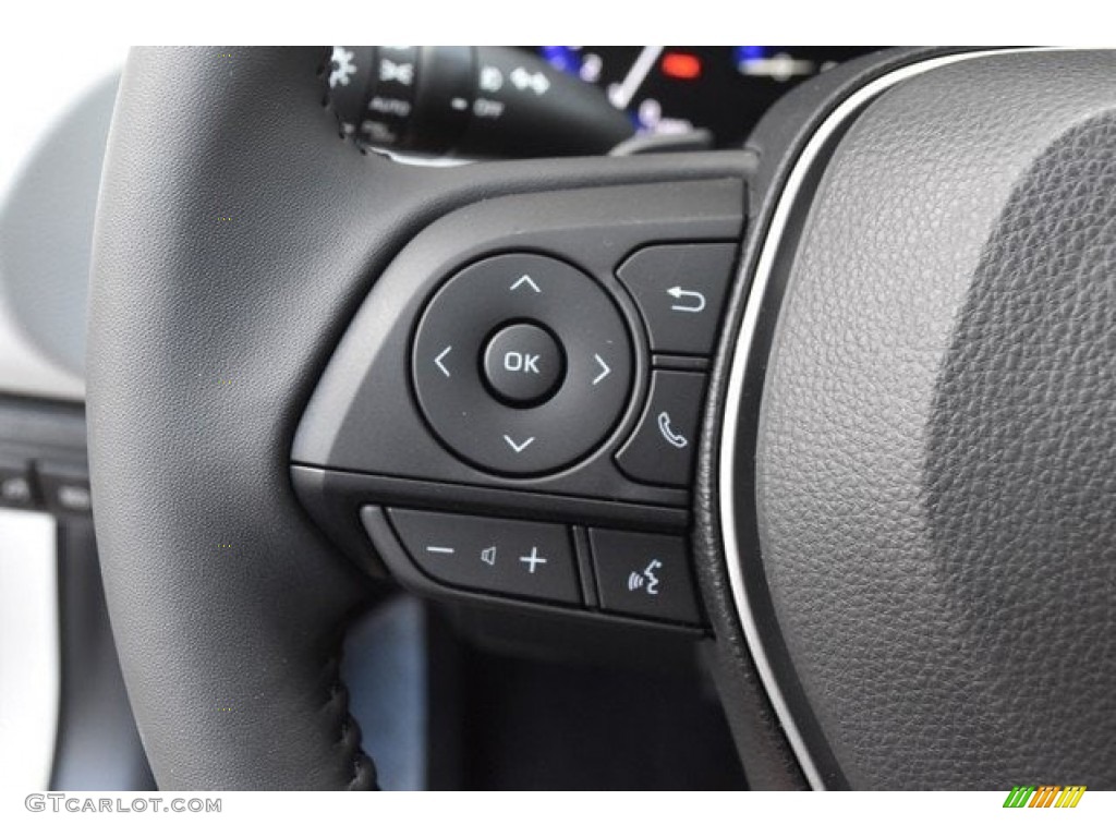2019 Toyota Corolla Hatchback SE Moonstone Steering Wheel Photo #129582975