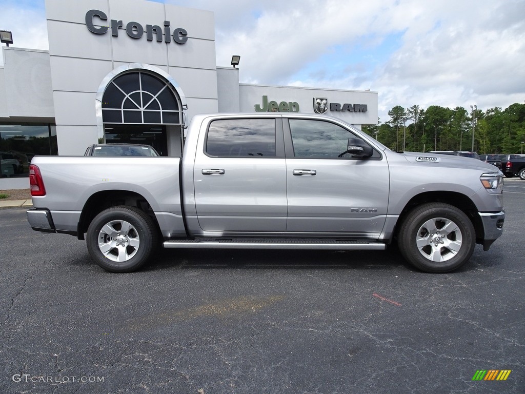 2019 1500 Big Horn Crew Cab 4x4 - Billett Silver Metallic / Black/Diesel Gray photo #11