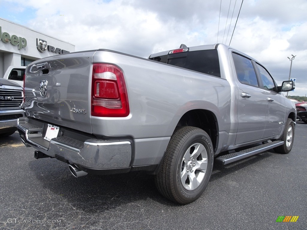 2019 1500 Big Horn Crew Cab 4x4 - Billett Silver Metallic / Black/Diesel Gray photo #12