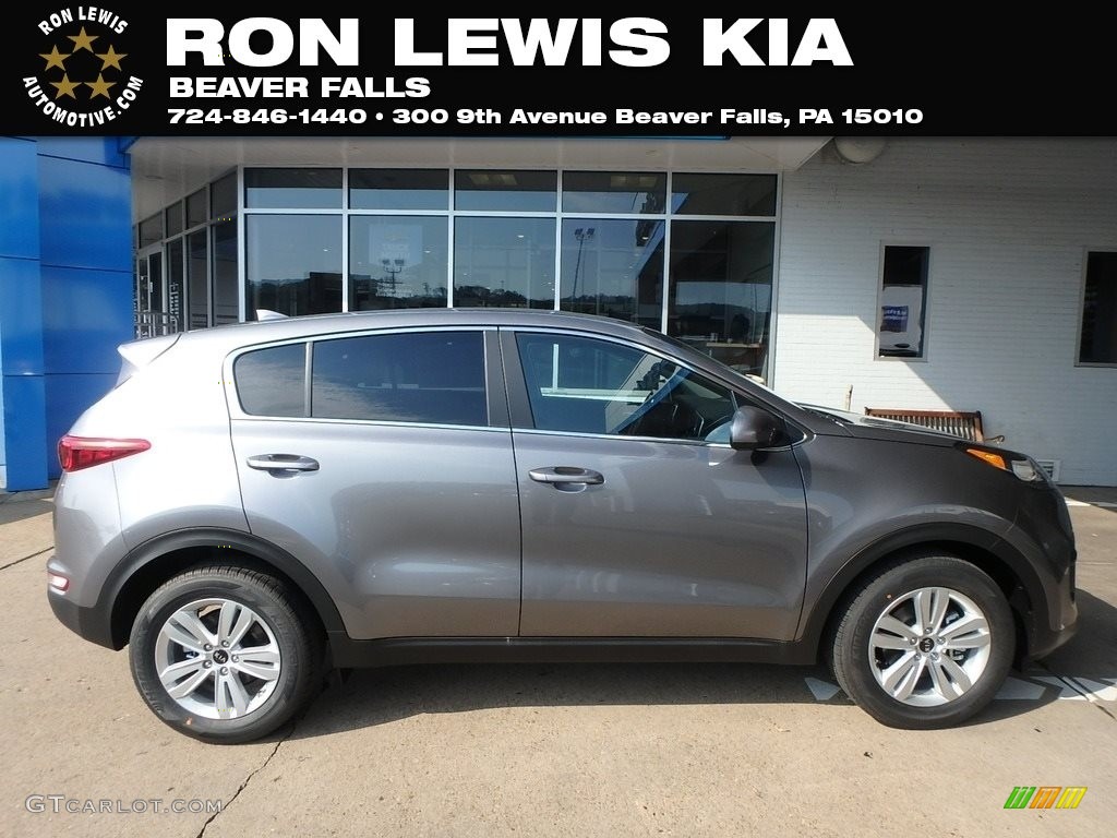 2019 Sportage LX - Mineral Silver / Black photo #1