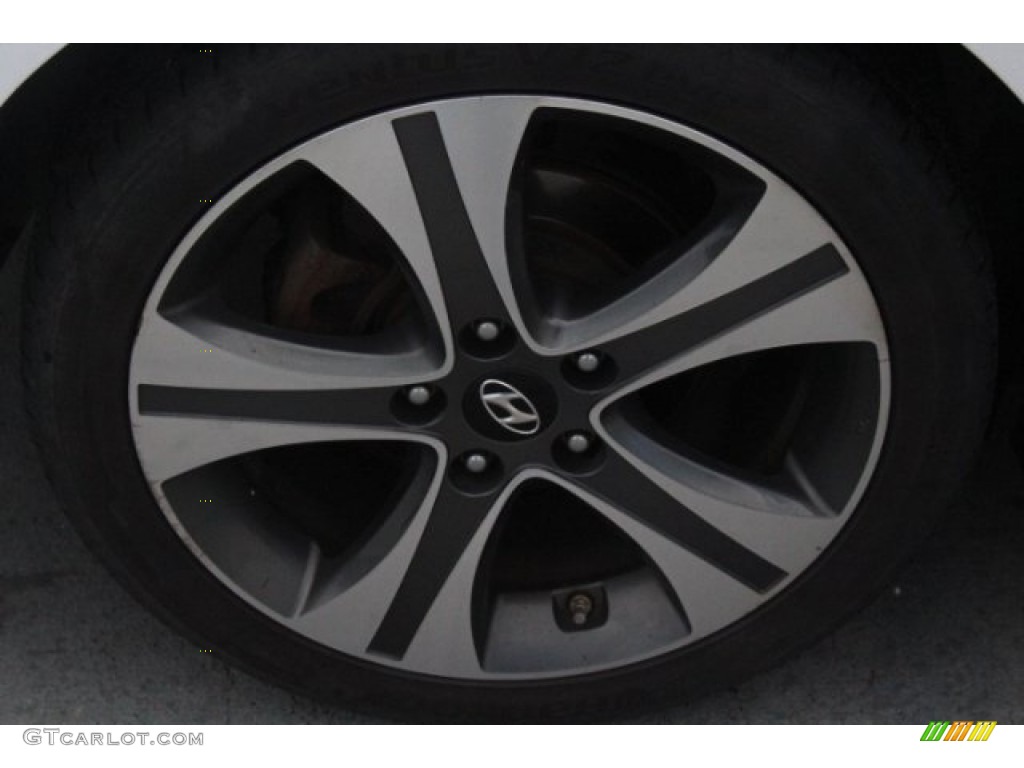 2013 Elantra Coupe SE - Monaco White / Gray photo #12
