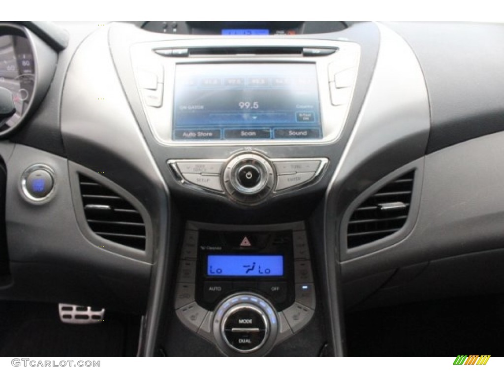 2013 Elantra Coupe SE - Monaco White / Gray photo #20