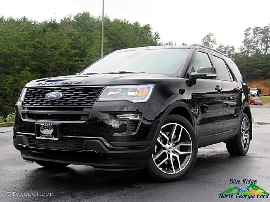 2018 Explorer Sport 4WD - Shadow Black / Ebony Black photo #1