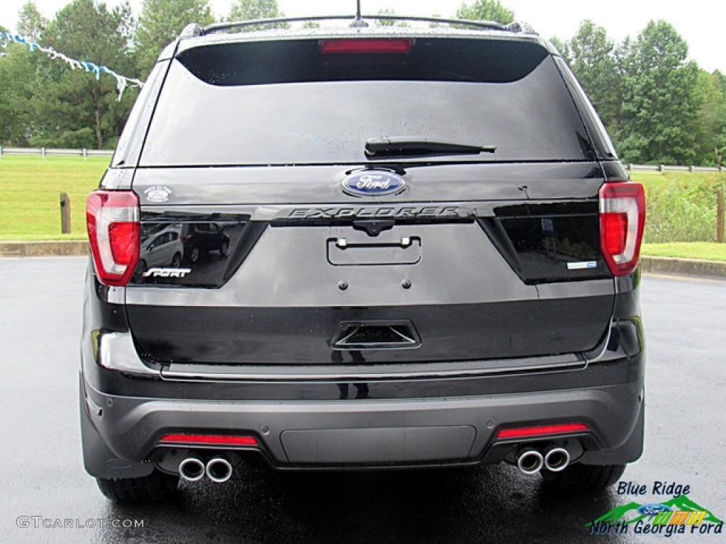 2018 Explorer Sport 4WD - Shadow Black / Ebony Black photo #4