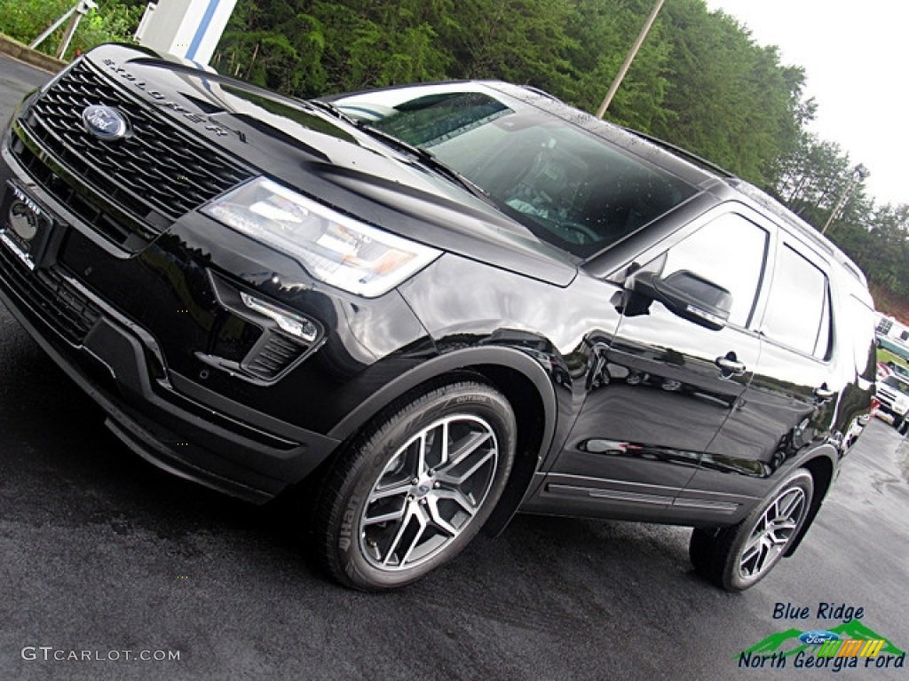 2018 Explorer Sport 4WD - Shadow Black / Ebony Black photo #29