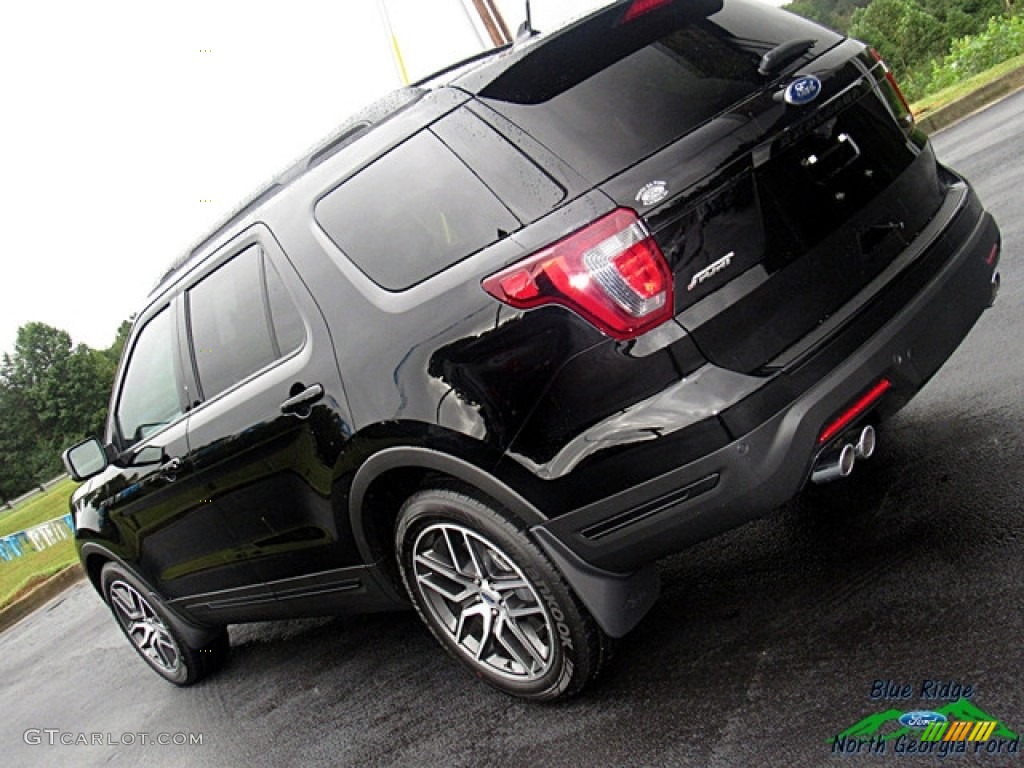 2018 Explorer Sport 4WD - Shadow Black / Ebony Black photo #33