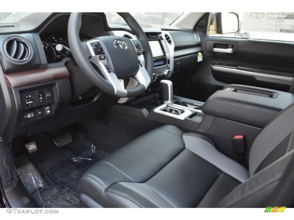 Black Interior 2019 Toyota Tundra SR5 CrewMax 4x4 Photo #129592855