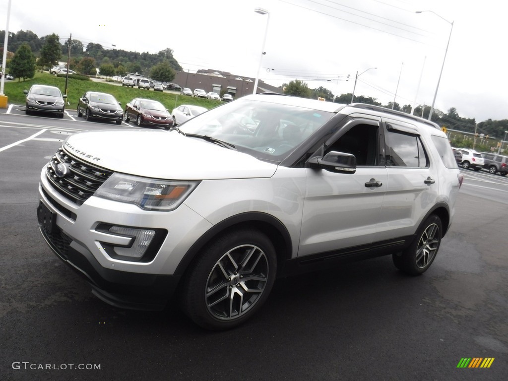 2016 Explorer Sport 4WD - Ingot Silver Metallic / Ebony Black photo #5
