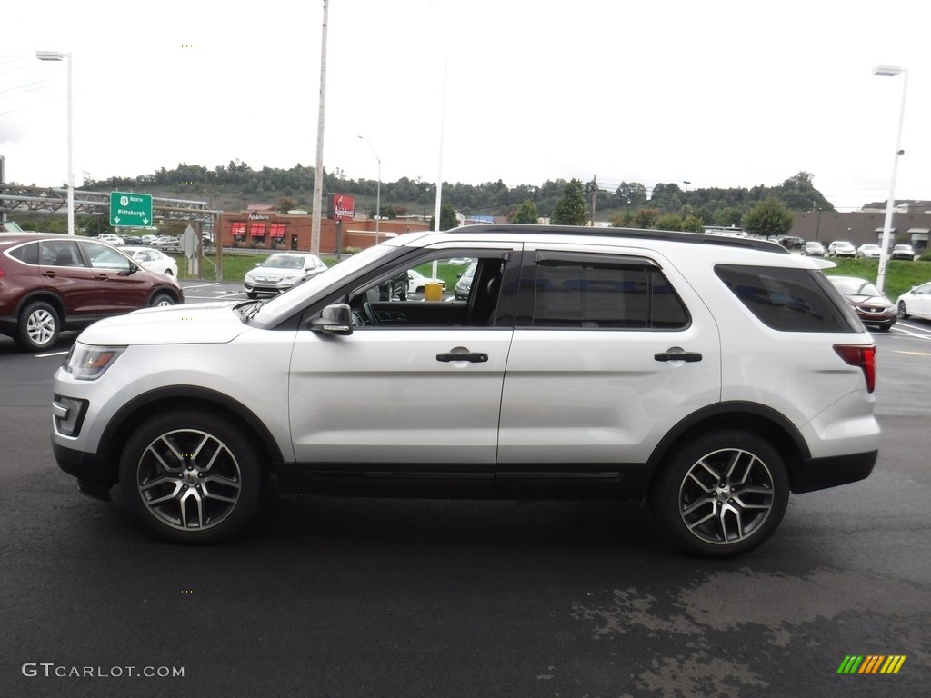 2016 Explorer Sport 4WD - Ingot Silver Metallic / Ebony Black photo #6