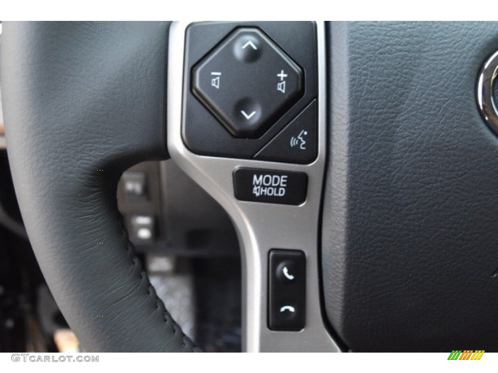2019 Toyota Tundra SR5 CrewMax 4x4 Black Steering Wheel Photo #129593260